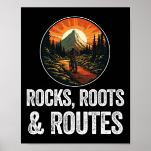 Mountain Bike For Mens Boys Womens Funny Mtb Bikin Poster