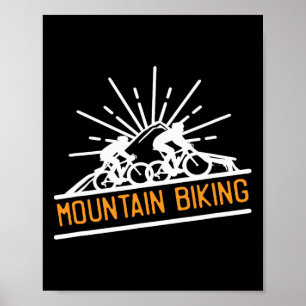 Mountain Bike For Mountain Biking For Men Women Ki Poster