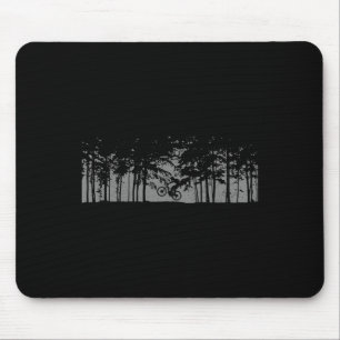 Mountain Bike Forest Mtb Biking Downhill Mountain  Mouse Mat