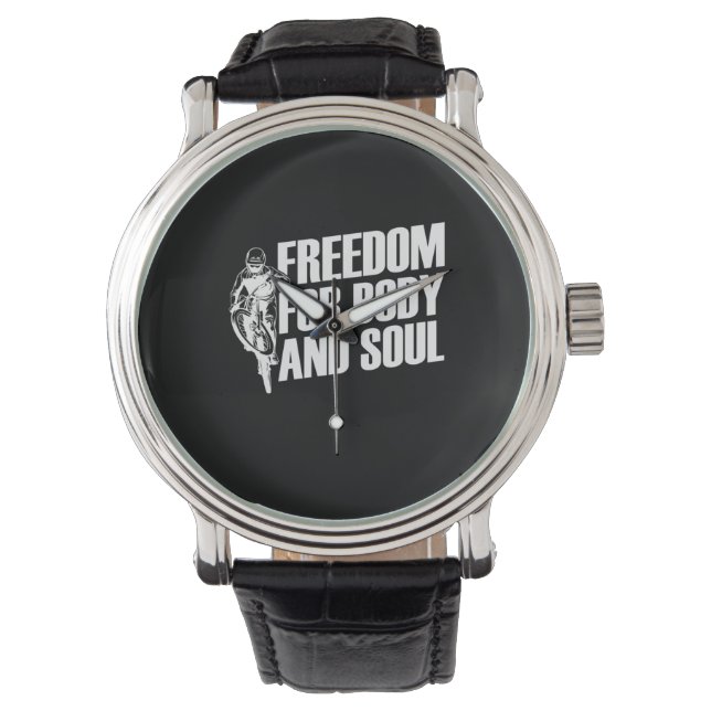 Mountain Bike Freedom For Body And Soul Watch (Front)