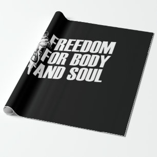 Mountain Bike Freedom For Body And Soul Wrapping Paper