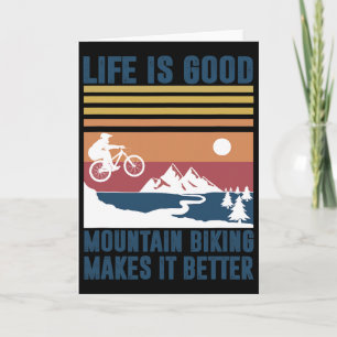 Mountain Bike Gifts For Men Women Mtb Makes It Bet Card