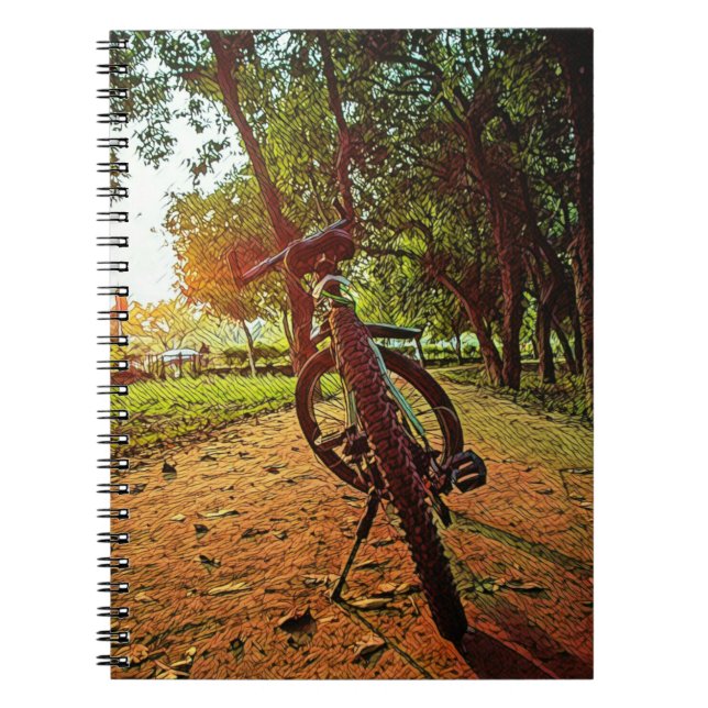 mountain bike gifts notebook (Front)