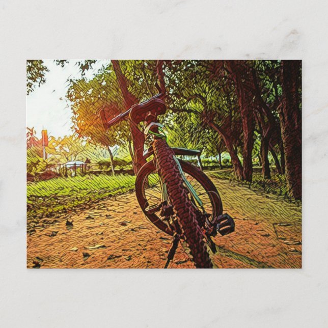 mountain bike gifts postcard (Front)