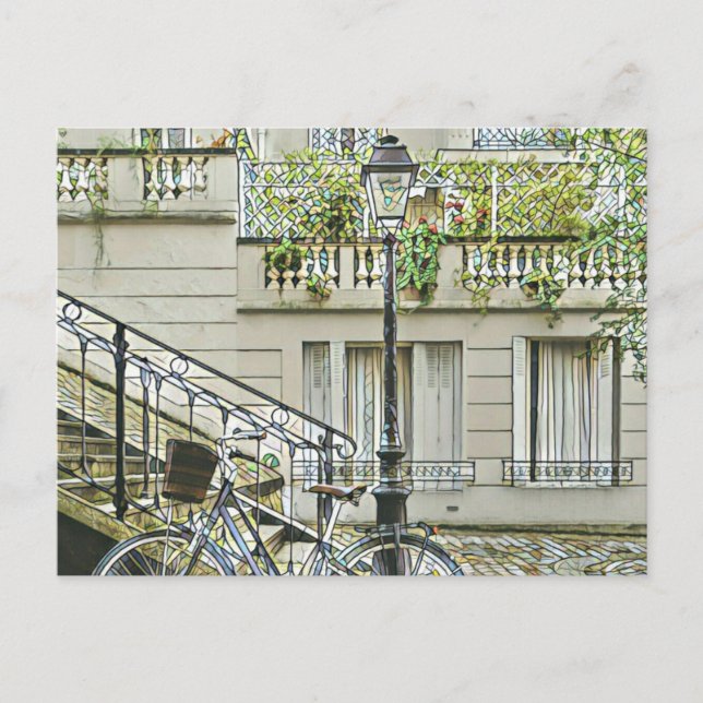 Mountain bike gifts postcard (Front)