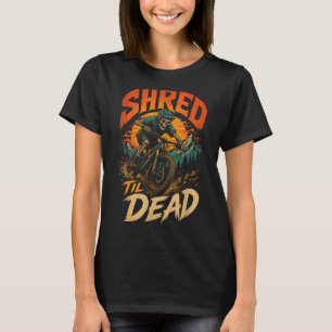 Mountain Bike Halloween Shred Til Government T-Shirt