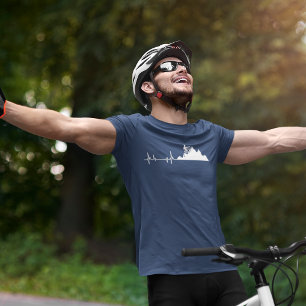 Mountain Bike Heartbeat Cycling T-Shirt