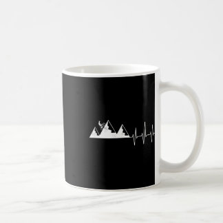 Mountain Bike Heartbeat Outfit Love Cycling Biker  Coffee Mug