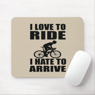 Mountain Bike Humour - Biking Quote - Funny Cyclin Mouse Mat