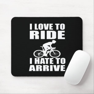 Mountain Bike Humour - Biking Quote - Funny Cyclin Mouse Mat