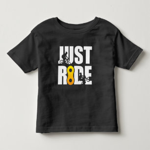 Mountain Bike Just Ride Biking MTB Biker Gift Toddler T-Shirt