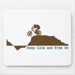 Mountain Bike - Keep Calm Mouse Mat