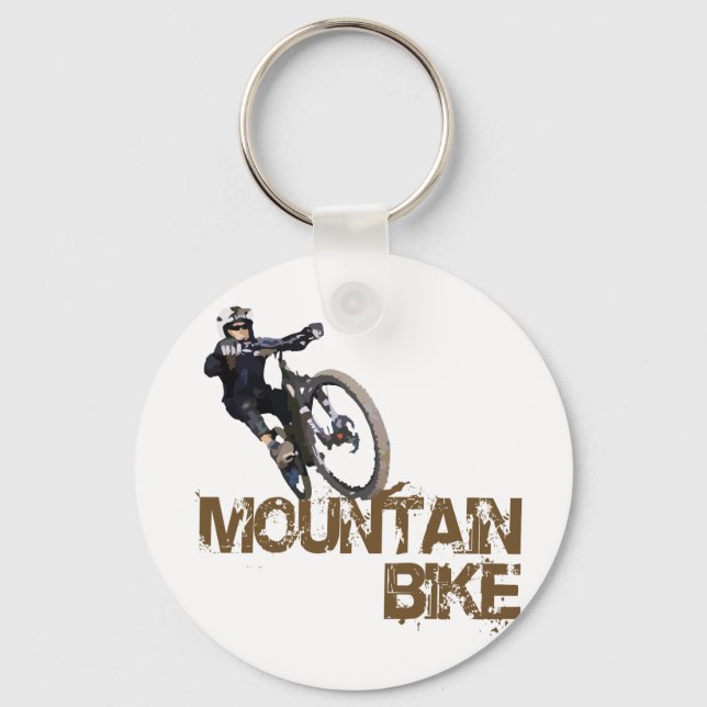 Mountain Bike Key Ring (Front)