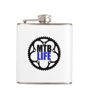 Mountain Bike Life Hip Flask