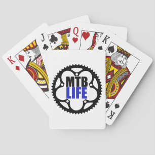 Mountain Bike Life Playing Cards