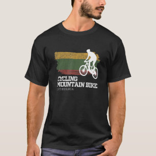 Mountain Bike Lithuania Mtb Downhill Biker Biking  T-Shirt