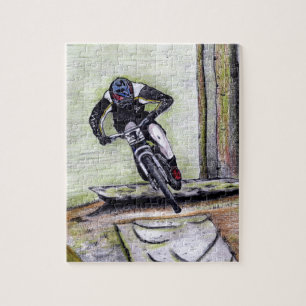 Mountain bike Llandegla mtb bmx Jigsaw Puzzle
