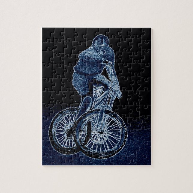 Mountain bike Llandegla mtb bmx Jigsaw Puzzle (Vertical)