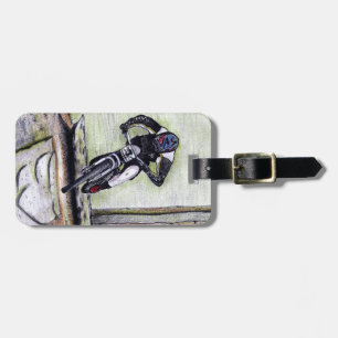 Mountain bike Llandegla mtb bmx Luggage Tag