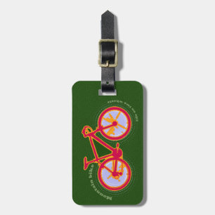 mountain bike luggage tag