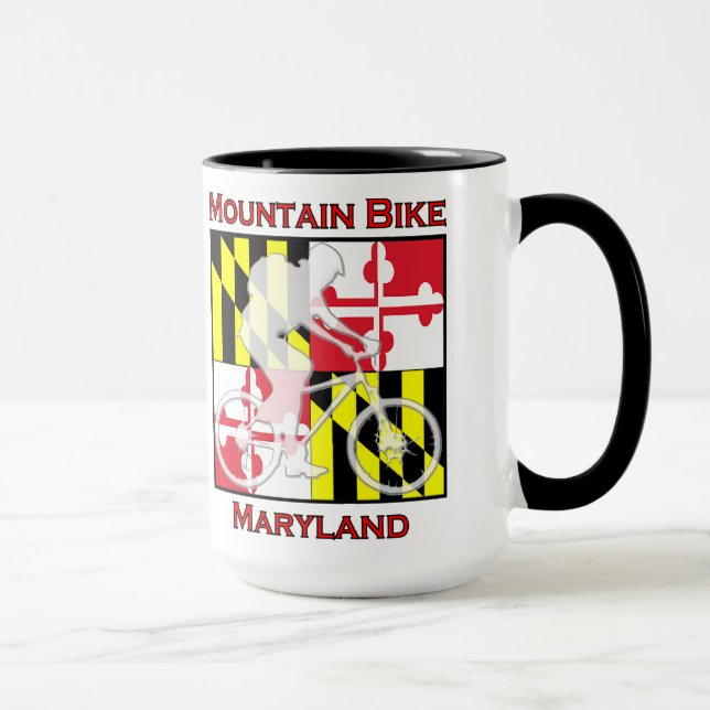 Mountain Bike Maryland Coffee Mug (Right)