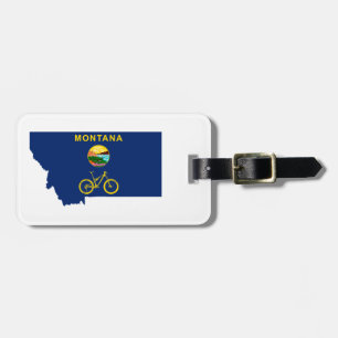Mountain Bike Montana Luggage Tag