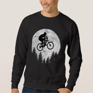 Mountain Bike Moon Downhill Wheel Mtb Cyclists Sweatshirt