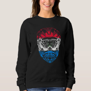 Mountain Bike Motorcycle Helmet Paraguay Flag Sweatshirt