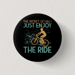 Mountain Bike Mountain Biker 3 Cm Round Badge