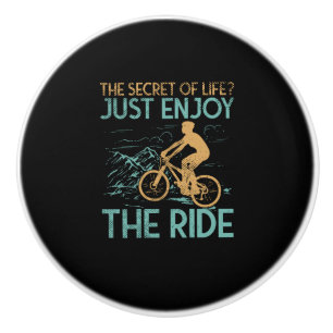 Mountain Bike Mountain Biker Ceramic Knob