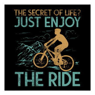 Mountain Bike Mountain Biker Poster