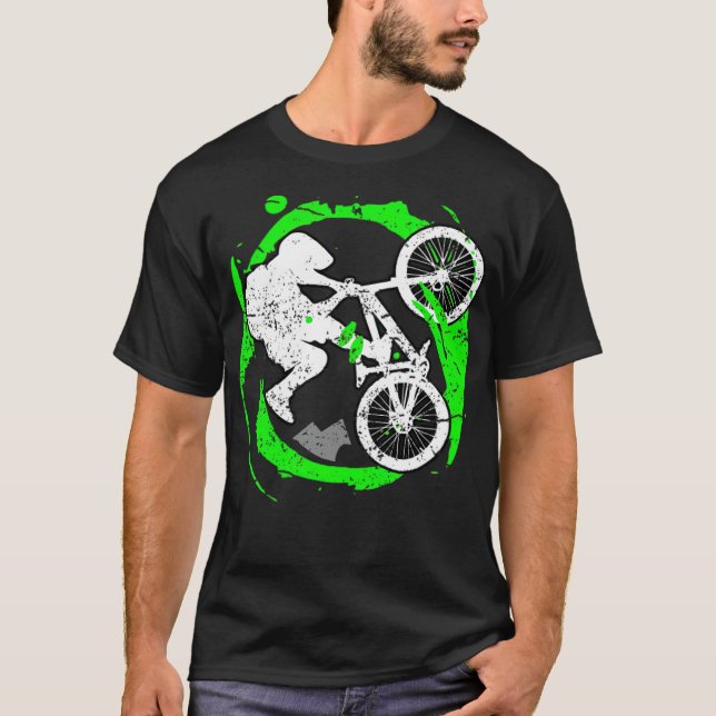 Mountain bike MTB dirt bike bicycle BMX atvlife bi T-Shirt (Front)