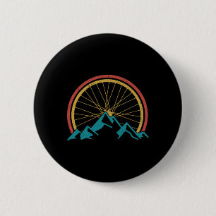 Mountain Bike Mtb Downhill Bicycle Cycling Gift 6 Cm Round Badge