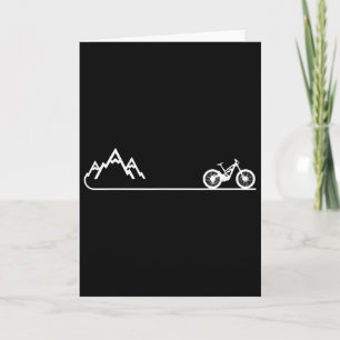 Mountain Bike Mtb Downhill Bicycle Mountain Biker Card