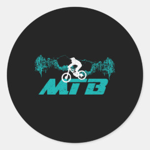 Mountain Bike - Mtb Downhill Biking Biker Gift Classic Round Sticker