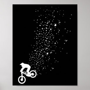 Mountain Bike - Mtb Downhill Biking Cycling Gift  Poster