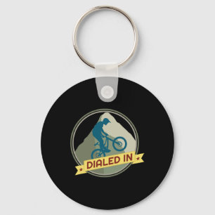 Mountain Bike Mtb Tee Men Women Biking Cycling Key Ring