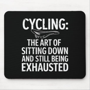 Mountain Bike Mtb Vintage Biking Cycling Biker Mtb Mouse Mat