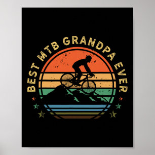 Mountain Bike Retro Biking Vintage - Mtb Biker Gra Poster