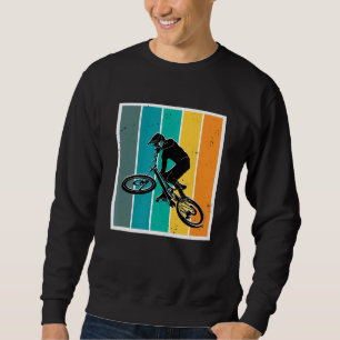 Mountain Bike Retro Vintage Bmx Bicycle Sweatshirt