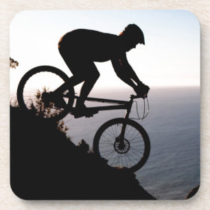 Mountain Bike Rider. Lions Head, Cape Town Coaster
