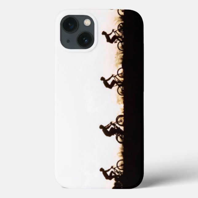 Mountain Bike Riders Make Their Way Over The Dam Case-Mate iPhone Case (Back)