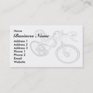 Mountain Bike Sales Or Repair Company Business Business Card