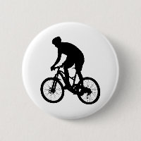 Mountain bike silhouette - Choose background colou