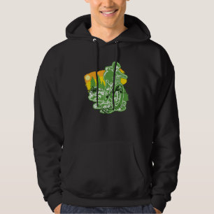 Mountain Bike Terrain Mtb Cycling Bike Bicyclist Hoodie