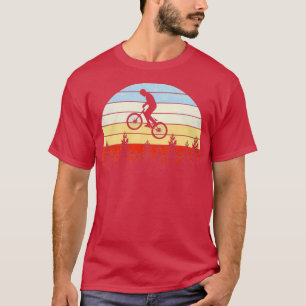 Mountain Bike Tour Cycling Lover Bicycle Vintage T-Shirt