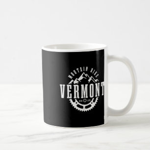 Mountain Bike Vermont Mtb Downhill Biking Vintage Coffee Mug