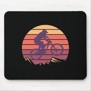 Mountain Bike Vintage Mtb Biking Cycling Biker Mouse Mat