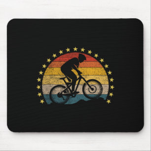 Mountain Bike Vintage Mtb Downhill Biking Cycling Mouse Mat