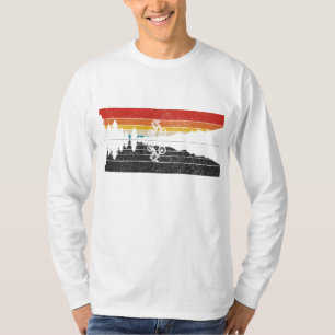 Mountain Bike Vintage MTB Downhill Biking Cycling T-Shirt